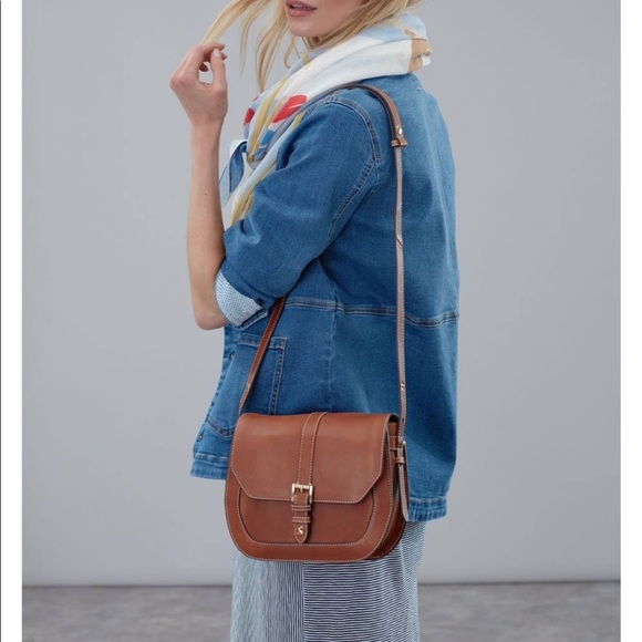 Joules Bags Nwt Saddle Leather Chestnutmaroon Not Tan Poshmark